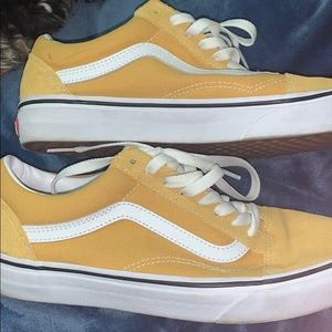 Brand new yellow vans !